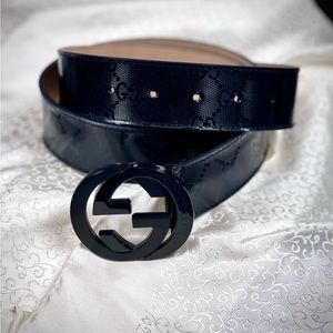 Black Gucci Belt Men’s